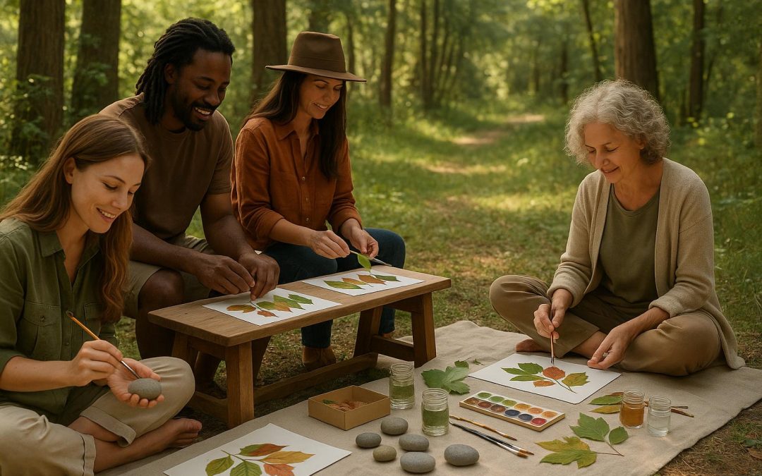 5 Eco-Art Projects for Nature Retreats